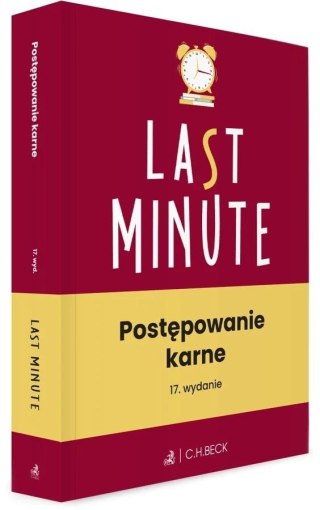 Last Minute. Postępowanie karne + testy online