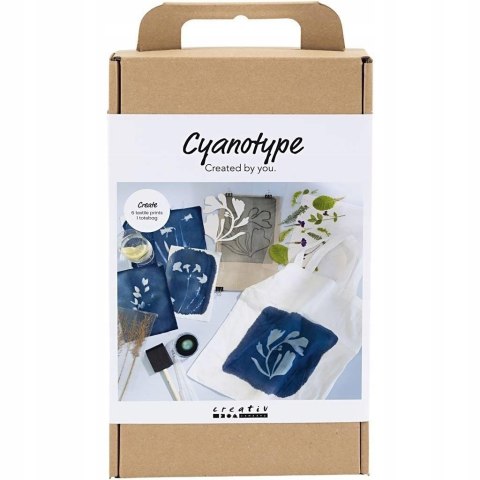 Zestaw DIY do Cyjanotypii na tkaninach