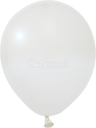 Balony lateksowe Pastel białe 30cm 100szt
