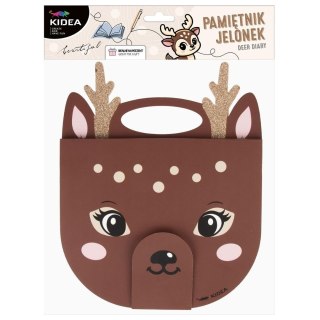Pamiętnik z rączką Jelonek KIDEA