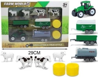 Zestaw farma - traktor z akcesoriami