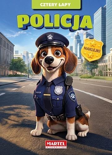 Cztery łapy Policja z naklejkami
