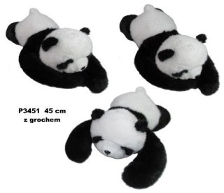 Panda z łapkami obciążeniowymi z grochem 45cm