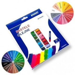 Pastele olejne 24 kolory