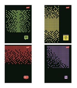 Zeszyt A5/96k linia Pixel Pulse (10szt)