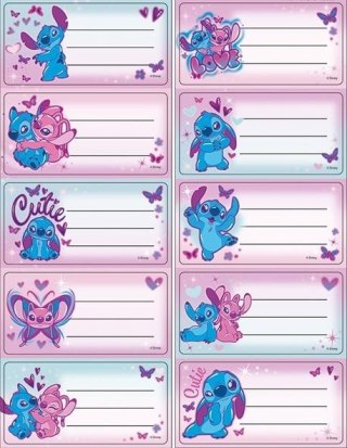 Naklejki na zeszyt Stitch 10szt