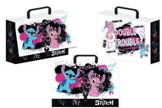 Teczka z rączką Stitch Black