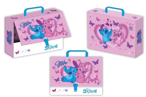 Teczka z rączką Stitch Pink