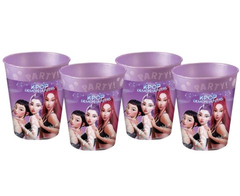 Kubeczki wielorazowe K-POP Demon Hunters 250ml 4sz
