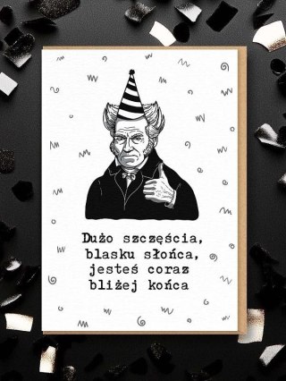 Karnet okolicznościowy Shopenhauer