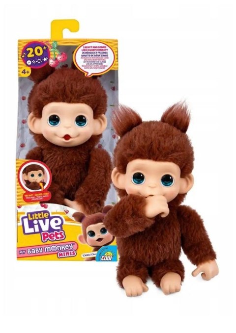 Little Live Pets - Mini Małpka Chikki Cherry