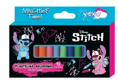 Plastelina Stitch Black 12 kolorów