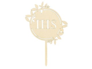 Topper drewniany IHS 23cm