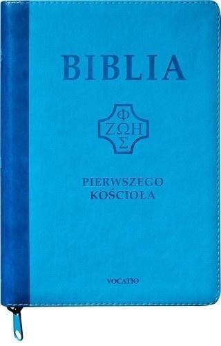 Biblia pierwszego Kościoła z paginat. suwak błękit