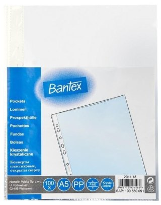 Koszulka krystaliczna A5/45mic 100 sztuk BANTEX
