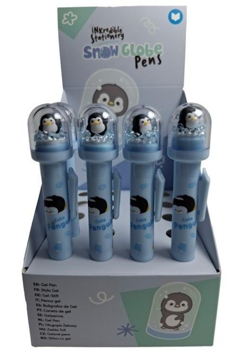 Długopis Adoramals Penguin z kulą śnieżną
