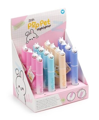 Zakreślacz Adoramals Pets Rabbit Pop Pet (16szt)