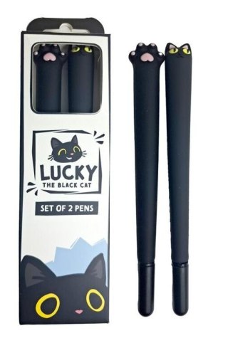 Cienkopisy Lucky the Black Cat 2szt