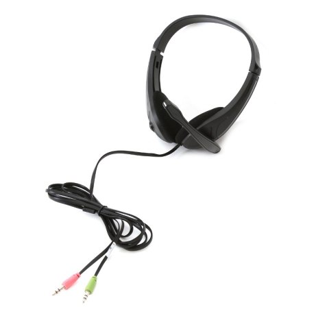 FREESTYLE HI-FI STEREO HEADPHONES SŁUCHAWKI NAUSZNE + MIC BLACK [43085] TE