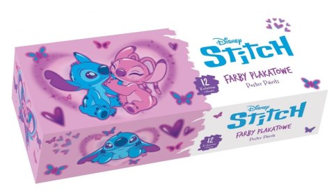 Farby plakatowe Stitch Pink 20ml 12 kolorów