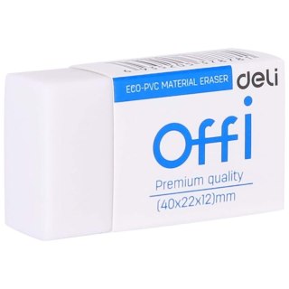 Gumki Offi biała mała (30szt) DELI
