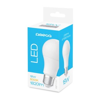 OMEGA LED BULB ŻARÓWKA ECO 6000K E27 18W 1820LM 220-240V [43362]
