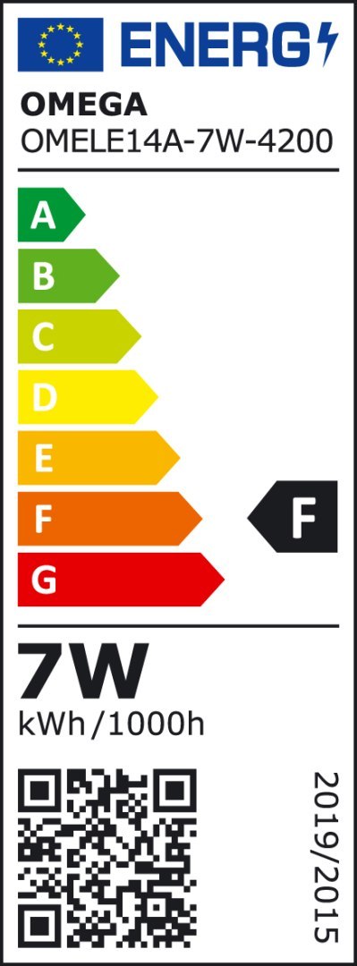 OMEGA LED BULB ŻARÓWKA LED COMFORT 4200K E14 7W [43532]