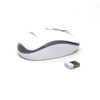 OMEGA MYSZ BEZPRZEWODOWA MOUSE WIRELESS 1000/1200/1600 DPI WHITE-GREY [45862]