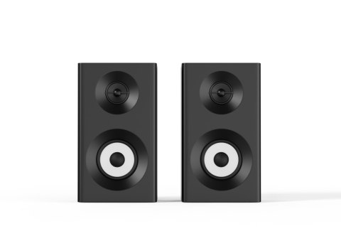 OMEGA SPEAKERS GŁOŚNIKI 2.0 6W RMS USB 3.5 mm Audio Black Tower [46151]