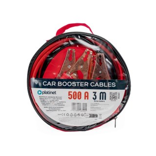 PLATINET CAR STARTING CABLE KABLE ROZRUCHOWE DO SAMOCHODU 3M 500A [46320]