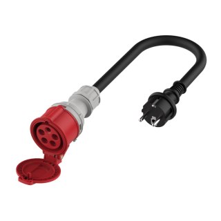 PLATINET EV ADAPTER 11KW CEE female to 3.5KW Schuko plug single-phase, max 3.68KW @16A,0.2M
