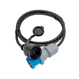 PLATINET EV CEE PLUG TO SCHUKO SOCKET EXTENSION 1.5M [46278]