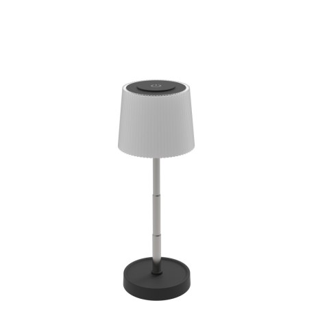 PLATINET TABLE LAMP LAMPA STOŁOWA LED ADJUSTABLE 2W 160LM BATTERY BLACK [46170]