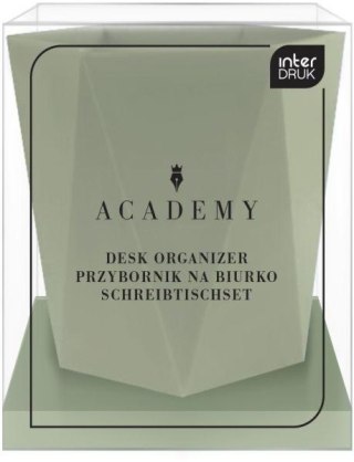 Przybornik na biurko Academy Zielony