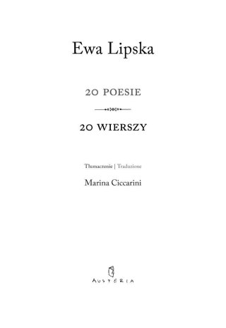 20 poesie. 20 wierszy