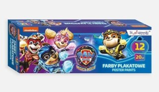 Farby plakatowe Psi Patrol 12x20ml