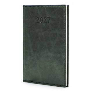 Kalendarz 2027 A5 Agenda Tygodniowy Zielony