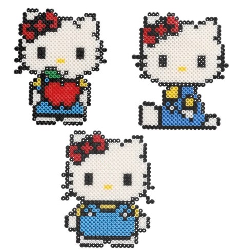 Prasowanka zestaw koralików Hello Kitty