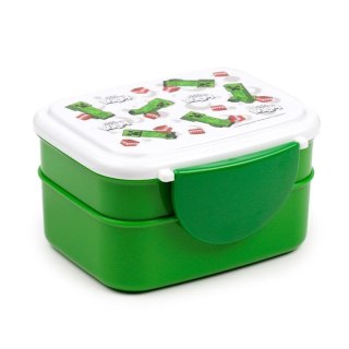 Pudełko na lunch ze sztućcami Minecraft
