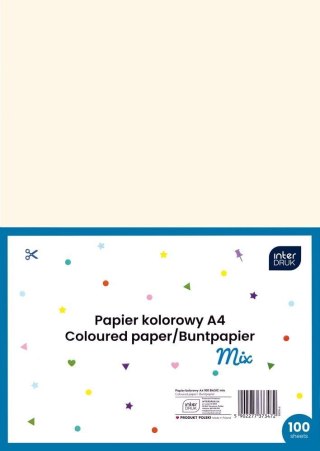 Papier kolorowy A4 100 kartek