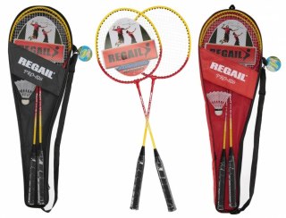 Badminton metalowy plus lotka w pokrowcu MIX