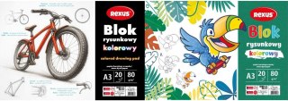 Blok rysunkowy A3/20K mix
