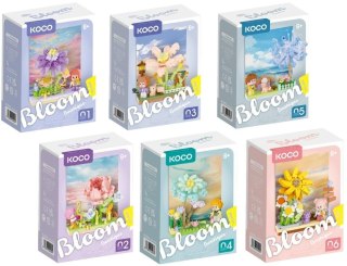 Klocki bukiet kwiatów mix