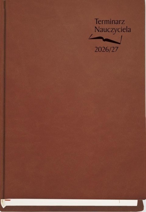 Terminarz Nauczyciela 2026/2027 brązowy