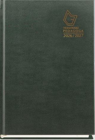 Terminarz Pedagoga A5 2026/2027 zielony