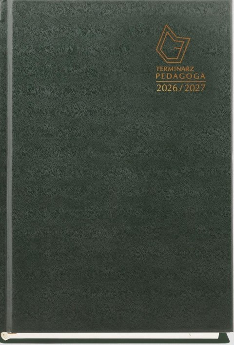 Terminarz Pedagoga A5 2026/2027 zielony