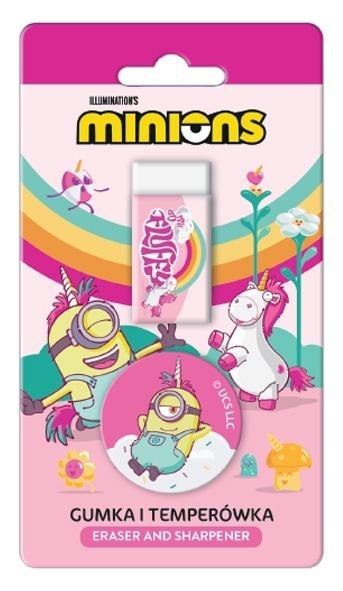 Gumka + temperówka Minionki