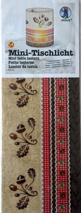 Mini lampiony Ambiente 5 arkuszy 10x27cm