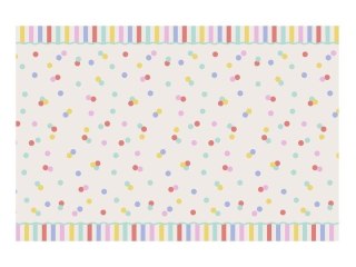 Obrus papierowy Konfetti 180x120cm