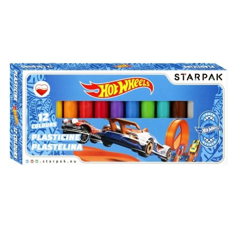 Plastelina 12 kolorów Hot Wheels